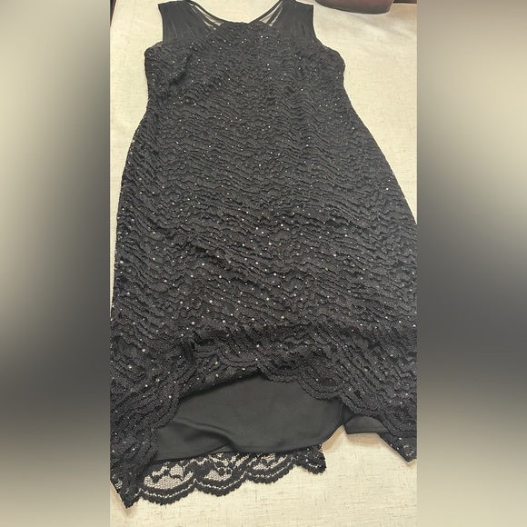 💜R&M Richards Black Women’s Midi Dress - Picture 12 of 13